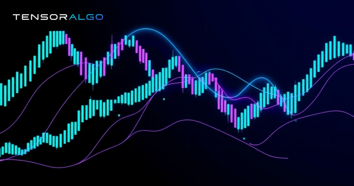 TensorAlgo futures trading market structure with dark trading-technology styling and TensorAlgo branding.